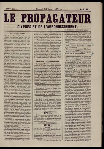 Le Propagateur (1818-1871) 1867-06-22