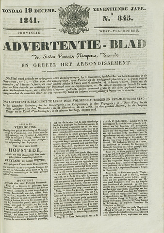 Het Advertentieblad (1825-1914) 1841-12-19