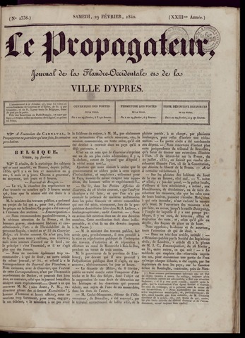 Le Propagateur (1818-1871) 1840-02-29
