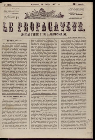 Le Propagateur (1818-1871) 1847-07-28