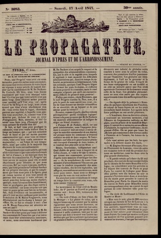 Le Propagateur (1818-1871) 1847-04-17