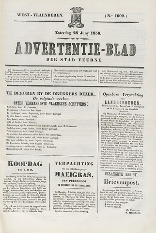 Het Advertentieblad (1825-1914) 1856-06-28