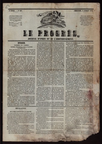 Le Progrès (1841-1914) 1843-07-02