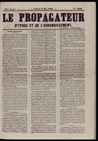 Le Propagateur (1818-1871) 1865-05-06