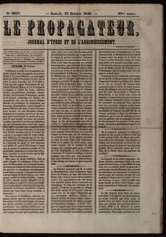 Le Propagateur (1818-1871) 1849-10-27