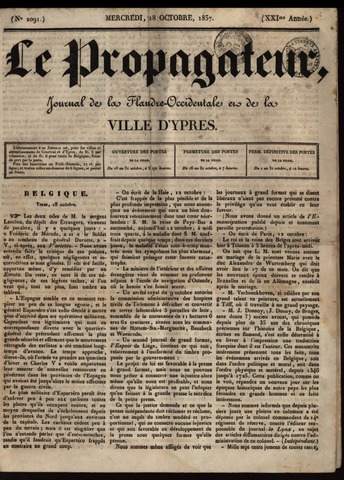 Le Propagateur (1818-1871) 1837-10-18
