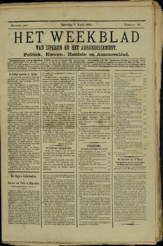 Het weekblad van Ijperen (1886-1906) 1892-04-02