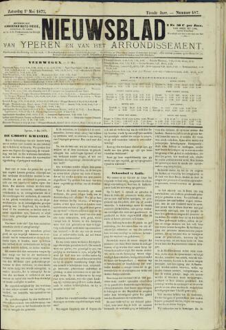 Nieuwsblad van Yperen en van het Arrondissement (1872 - 1912) 1875-05-01