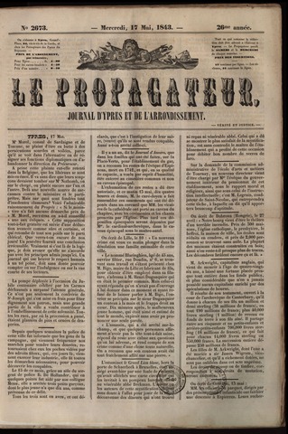 Le Propagateur (1818-1871) 1843-05-17