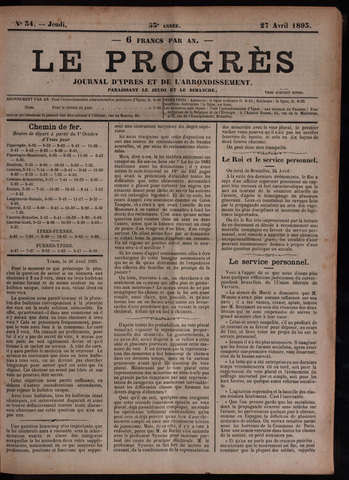 Le Progrès (1841-1914) 1893-04-27