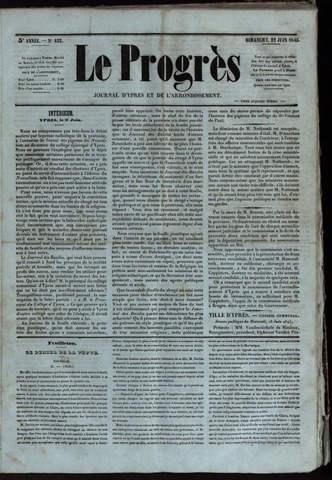 Le Progrès (1841-1914) 1845-06-22