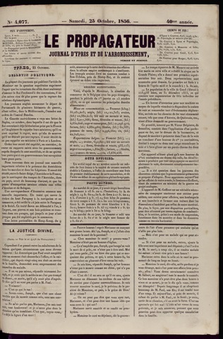 Le Propagateur (1818-1871) 1856-10-25