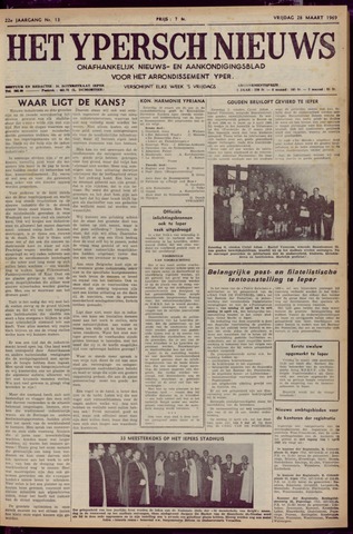Het Ypersch nieuws (1929-1971) 1969-03-28