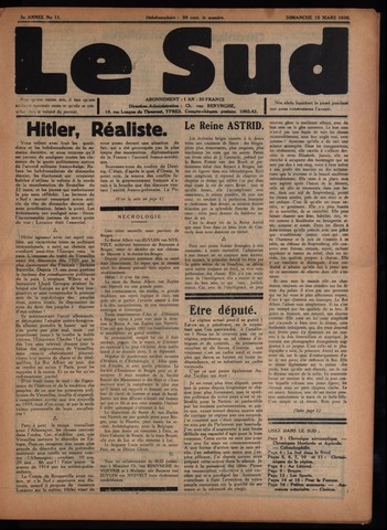 Le Sud (1934-1939) 1936-03-15