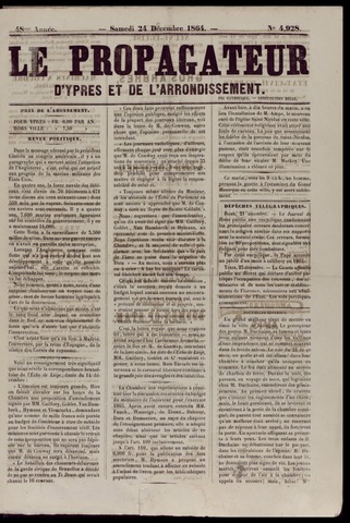 Le Propagateur (1818-1871) 1864-12-24