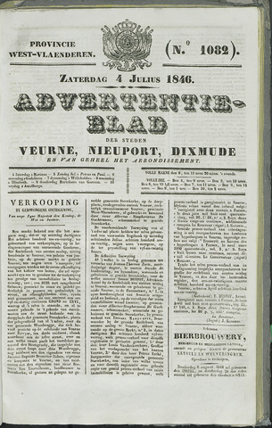 Het Advertentieblad (1825-1914) 1846-07-04