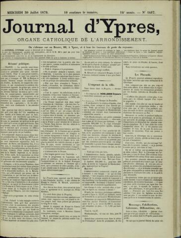Journal d’Ypres (1874 - 1913) 1879-07-30