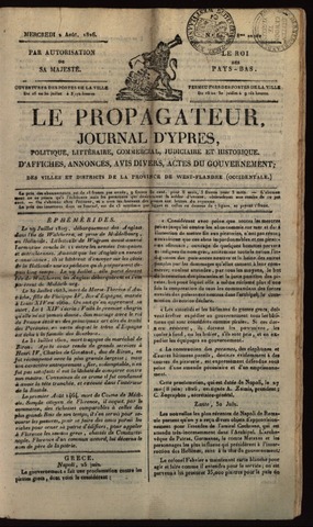 Le Propagateur (1818-1871) 1826-08-02