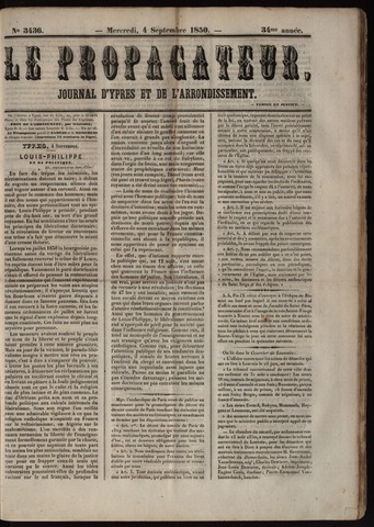 Le Propagateur (1818-1871) 1850-09-04