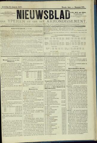 Nieuwsblad van Yperen en van het Arrondissement (1872-1912) 1875-08-14