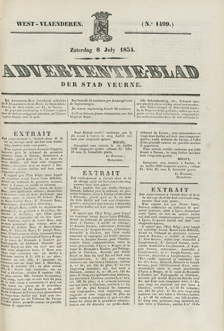 Het Advertentieblad (1825-1914) 1854-07-08