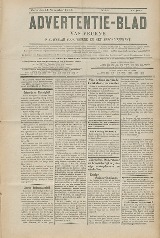 Het Advertentieblad (1825-1914) 1903-11-14