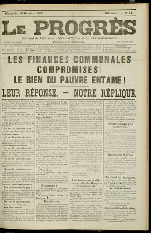 Le Progrès (1841-1914) 1903-10-18