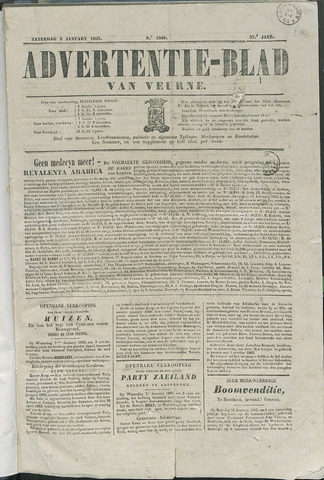 Het Advertentieblad (1825-1914) 1863-01-03