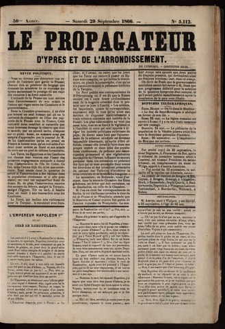 Le Propagateur (1818-1871) 1866-09-29