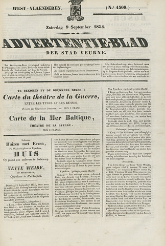 Het Advertentieblad (1825-1914) 1854-09-09