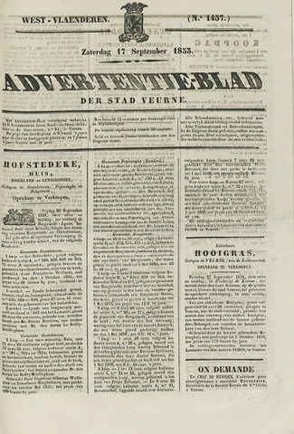 Het Advertentieblad (1825-1914) 1853-09-17