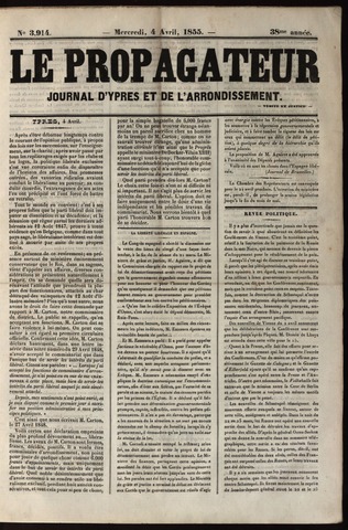 Le Propagateur (1818-1871) 1855-04-04