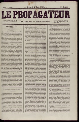 Le Propagateur (1818-1871) 1858-06-02