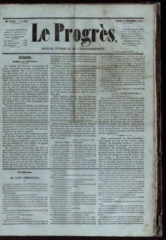 Le Progrès (1841-1914) 1845-11-06