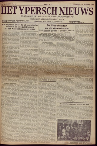 Het Ypersch nieuws (1929-1971) 1957-10-12