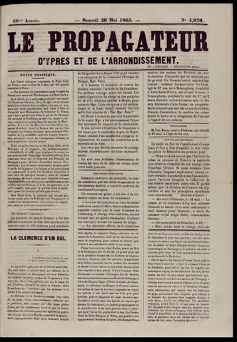 Le Propagateur (1818-1871) 1865-05-20