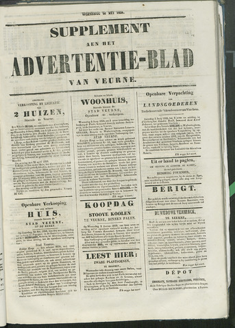 Het Advertentieblad (1825-1914) 1858-05-26