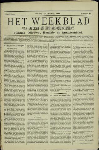 Het weekblad van Ijperen (1886-1906) 1888-12-22