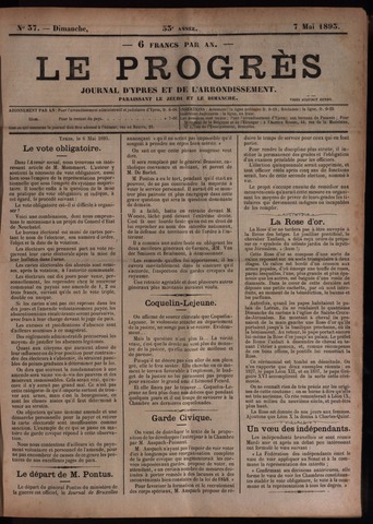 Le Progrès (1841-1914) 1893-05-07