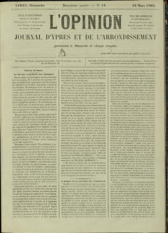 L’Opinion (1863 - 1873) 1864-03-13