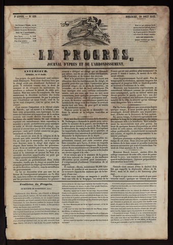 Le Progrès (1841-1914) 1842-08-28
