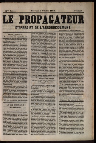 Le Propagateur (1818-1871) 1868-10-07