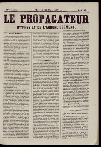 Le Propagateur (1818-1871) 1867-03-27