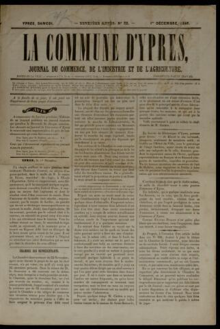 La Commune d'Ypres (1848-1854) 1849-12-01