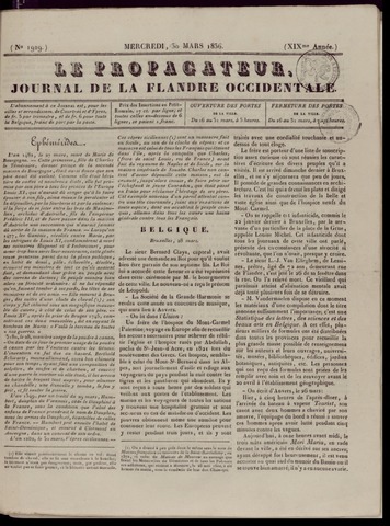Le Propagateur (1818-1871) 1836-03-30