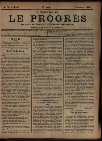 Le Progrès (1841-1914) 1896-11-05