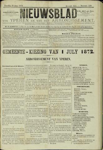 Nieuwsblad van Yperen en van het Arrondissement (1872 - 1912) 1872-06-29