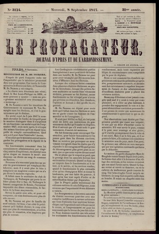 Le Propagateur (1818-1871) 1847-09-08