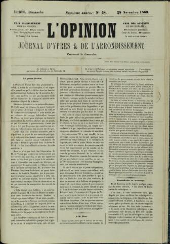 L’Opinion (1863-1873) 1869-11-28