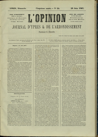 L’Opinion (1863-1873) 1867-06-23